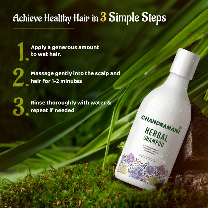 Healthy hair in 3 simple steps