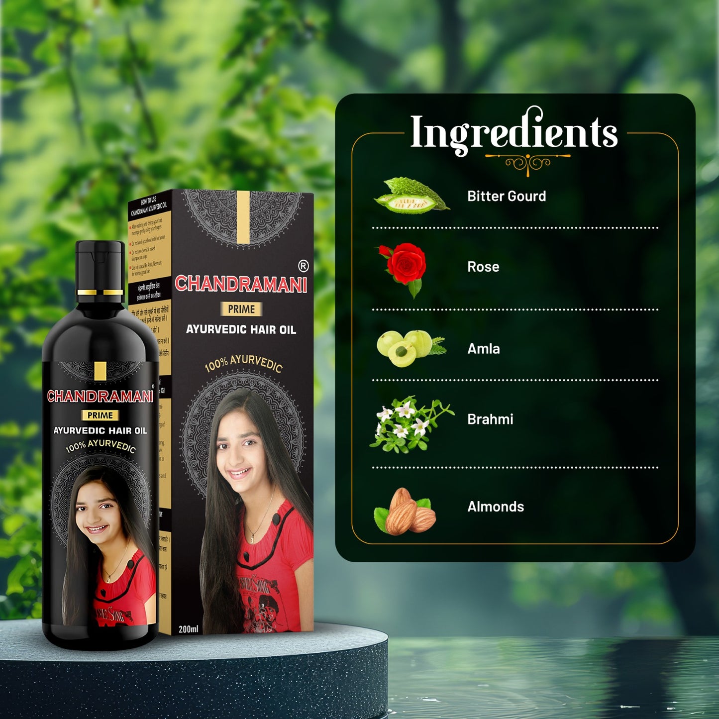 Chandramani Prime Ayurvedic Hair Oil