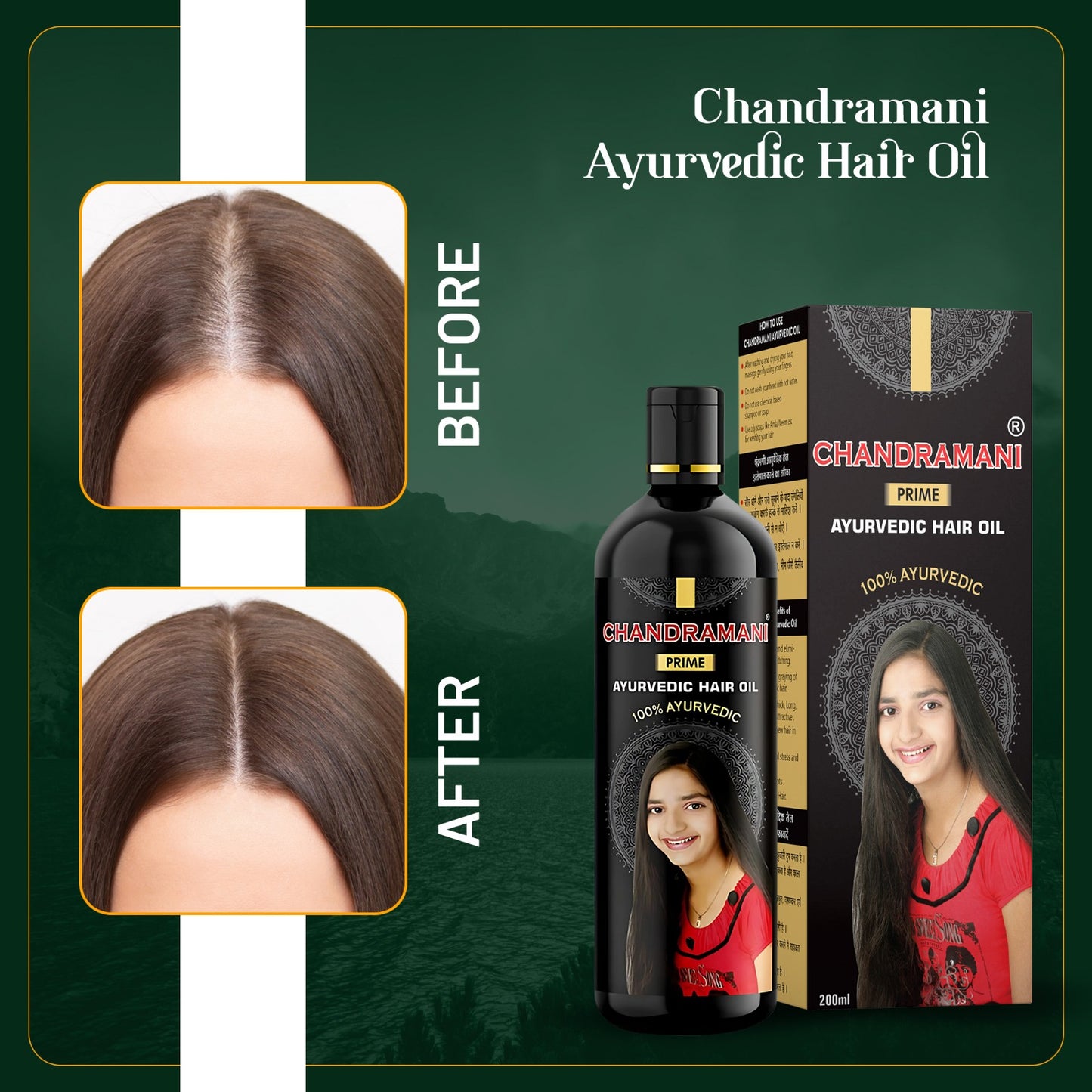 Chandramani Prime Ayurvedic Hair Oil